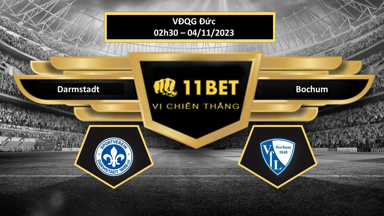 11BET Tip bóng đá  Darmstadt vs Bochum, hôm nay 04/11/2023